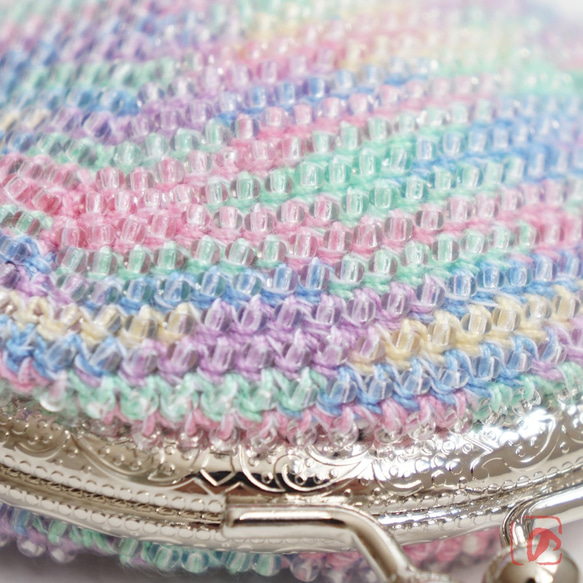 Ba-ba handmade Seedbeads crochet coinpurse No.1473 第6張的照片