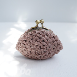 Ba-ba handmade Jasmine Stitch crochet coinpurse No.C1148 第6張的照片