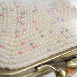 Ba-ba handmade Seedbeads crochet coinpurse No.1479 第2張的照片