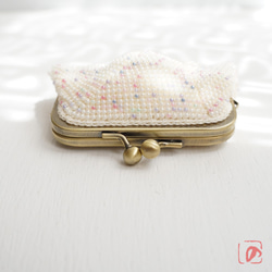 Ba-ba handmade Seedbeads crochet coinpurse No.1479 第3張的照片