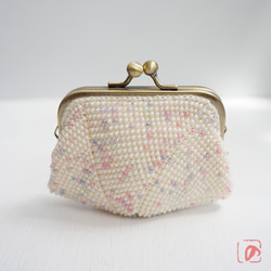 Ba-ba handmade Seedbeads crochet coinpurse No.1479 第5張的照片