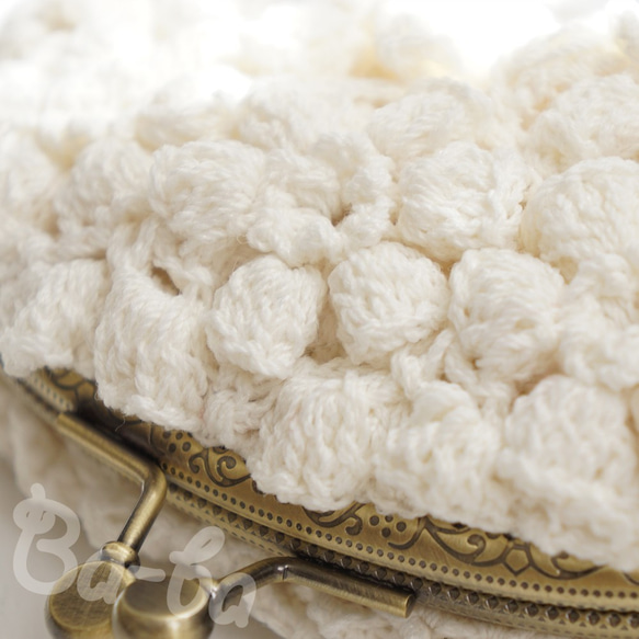 Ba-ba handmade Poppy puff knitting pouch  No.C1464 第2張的照片