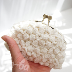 Ba-ba handmade Poppy puff knitting pouch  No.C1464 第5張的照片