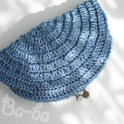 Ba-ba handmade Double crochet pouch No.C1422 第1張的照片