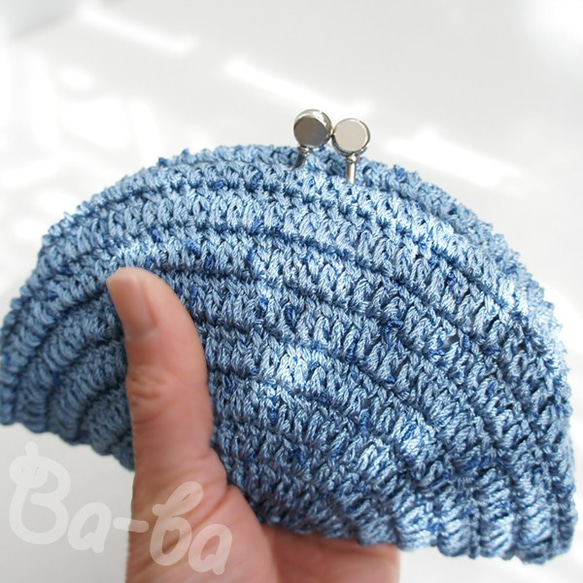 Ba-ba handmade Double crochet pouch No.C1422 第3張的照片