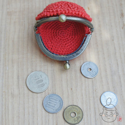 Ba-ba handmade Beads crochet round coincase No.1432 第5張的照片