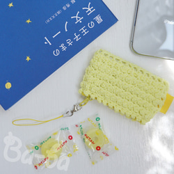 Ba-ba handmade picotte knitting zipper mini-pouch  No.MFP3 第1張的照片