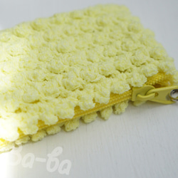 Ba-ba handmade picotte knitting zipper mini-pouch  No.MFP3 第2張的照片