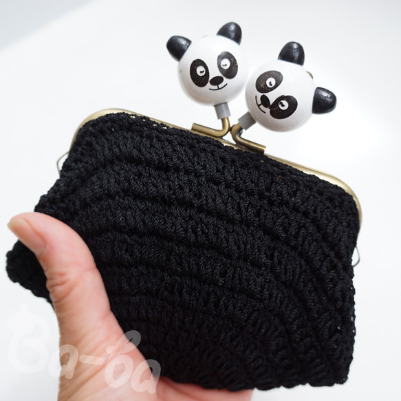 Ba-ba handmade Double crochet pouch No.C1479 第6張的照片