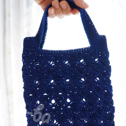 Ba-ba handmade Openwork tote bag No.MB19 第7張的照片