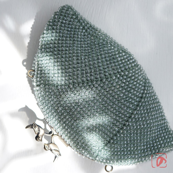 Ba-ba handmade Beads crochet petit-bag No.1555 第2張的照片