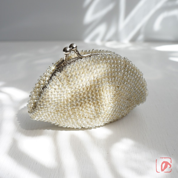 Ba-ba handmade Beads crochet pouch No.1550 第1張的照片