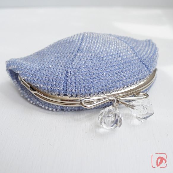 Ba-ba handmade  Acrylic beads crochet pouch No.1496 第4張的照片