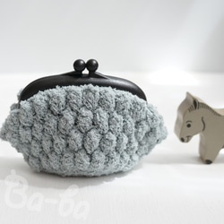 Ba-ba handmade Popcorn crochet coinpurse No.C1468 第5張的照片