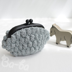 Ba-ba handmade Popcorn crochet coinpurse No.C1468 第6張的照片