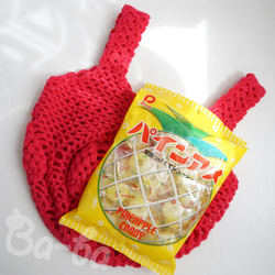 Ba-ba handmade Openwork knitting multi bag No.MB23 第4張的照片