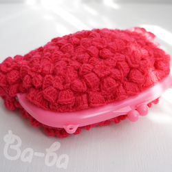 Ba-ba handmade Poppy puff knitting mini-bag  No.C1504 第3張的照片