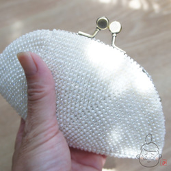 Baba製成的☆種子珠子大袋（乳白色/ 1112） 第2張的照片