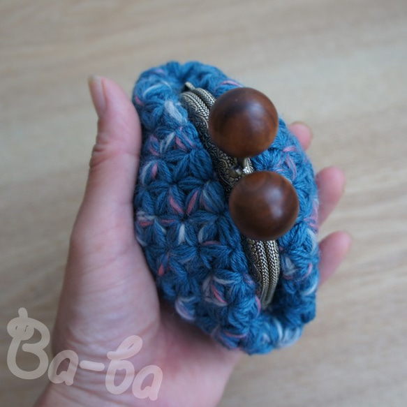 Baba製成的♪Riff蓬鬆木質袋（藍色·C1268） 第1張的照片