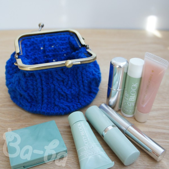 Ba-ba handmade Crochet pouch　C1284 第6張的照片