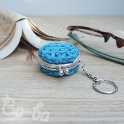 Ba-ba handmade Jasmine Stitch crochet mini-coinpurse No.C118 第2張的照片