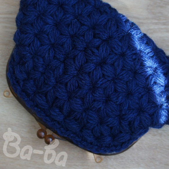 Ba-ba handmade Jasmine Stitch crochet Petit bag No.C1301 第1張的照片