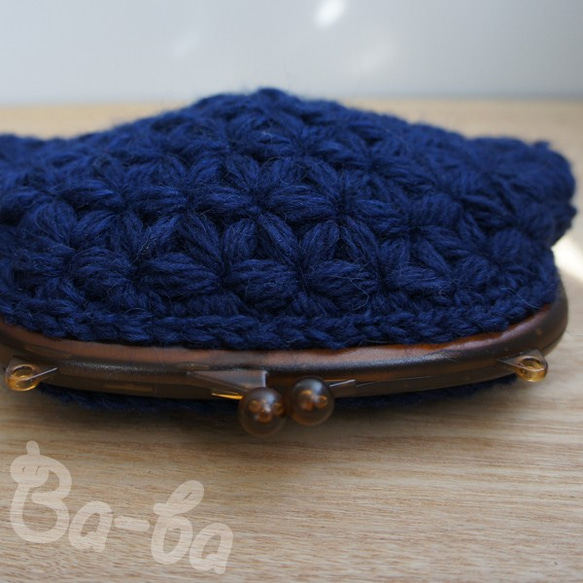 Ba-ba handmade Jasmine Stitch crochet Petit bag No.C1301 第2張的照片