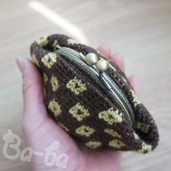 Ba-ba handmade Pattern knitted pouch No.C1299 第1張的照片