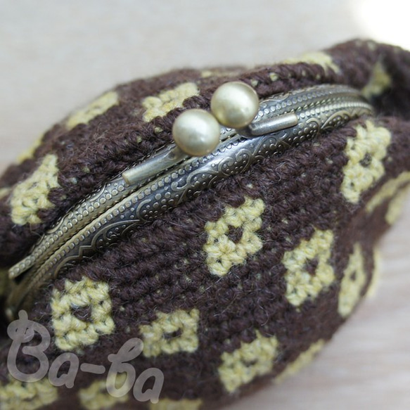 Ba-ba handmade Pattern knitted pouch No.C1299 第2張的照片