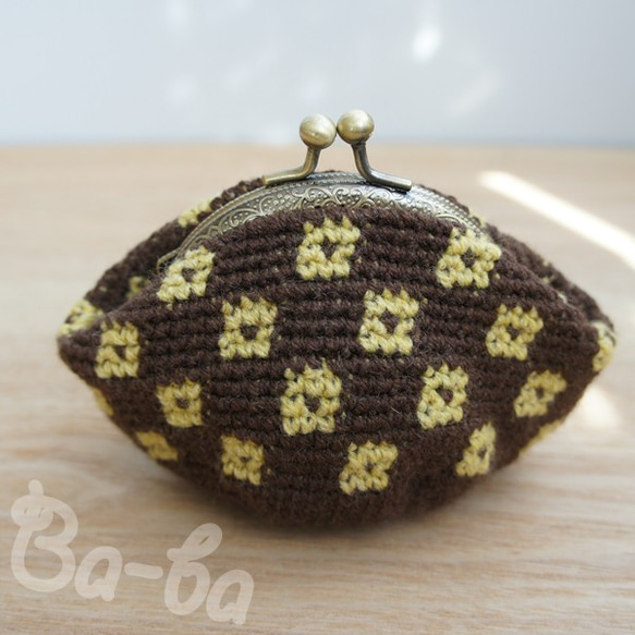 Ba-ba handmade Pattern knitted pouch No.C1299 第3張的照片