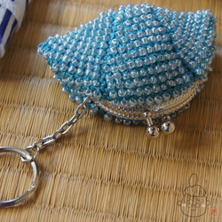 Ba-ba handmade☆beads crochet mini-coinpurse (No.793） 第1張的照片