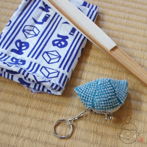 Ba-ba handmade☆beads crochet mini-coinpurse (No.793） 第2張的照片