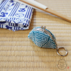 Ba-ba handmade☆beads crochet mini-coinpurse (No.793） 第3張的照片