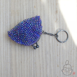 Ba-ba handmade Beads crochet mini-coinpurse No.809 第1張的照片