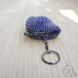 Ba-ba handmade Beads crochet mini-coinpurse No.809 第4張的照片