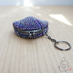 Ba-ba handmade Beads crochet mini-coinpurse No.809 第5張的照片