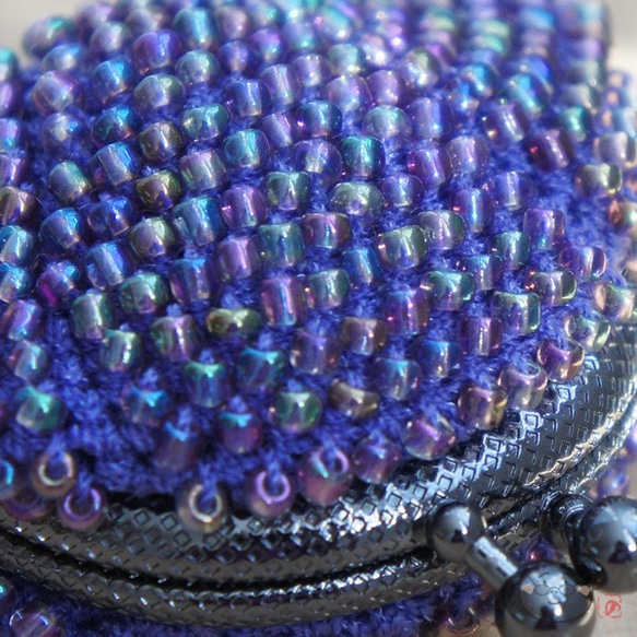 Ba-ba handmade Beads crochet mini-coinpurse No.809 第7張的照片