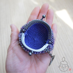 Ba-ba handmade Beads crochet mini-coinpurse No.809 第8張的照片