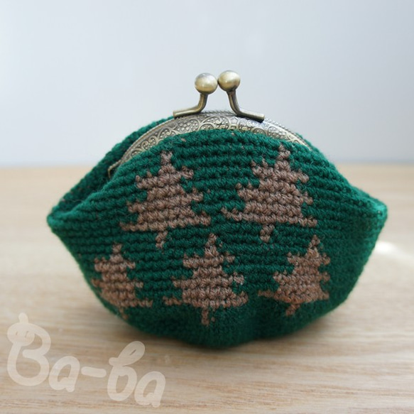 Ba-ba handmade Pattern knitted pouch No.C1314 第4張的照片