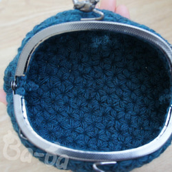 Ba-ba handmade Jasmine Stitch crochet pouch No.C1306 第8張的照片