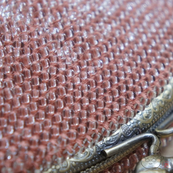 Ba-ba handmade Beads crochet petit-bag No.1155 第4張的照片