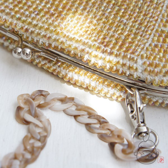 Ba-ba handmade Beads crochet handbag No.1191 第1張的照片