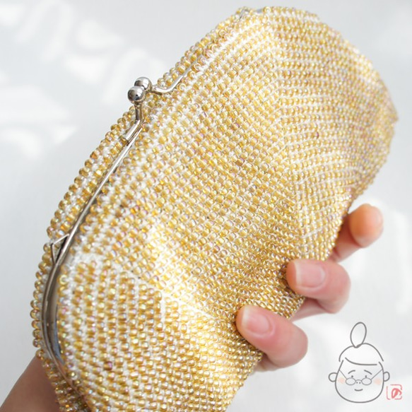 Ba-ba handmade Beads crochet handbag No.1191 第8張的照片