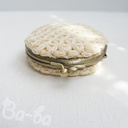 Ba-ba handmade Jasmine Stitch crochet coinpurse No.C1330 第2張的照片