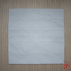 Handmade tea mat "SQUARE 四角" beige（KR-B） 第3張的照片