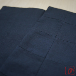 Handmade tea mat "SQUARE 四角" black (KR-K) 第4張的照片