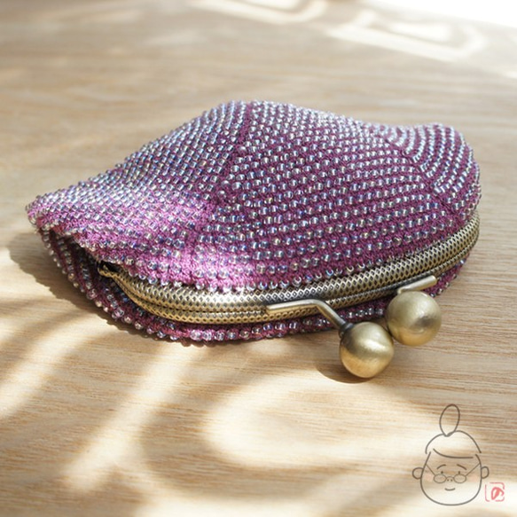 Ba-ba handmade Seedbeads crochet pouch No.1193 第3張的照片