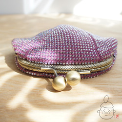 Ba-ba handmade Seedbeads crochet pouch No.1193 第4張的照片