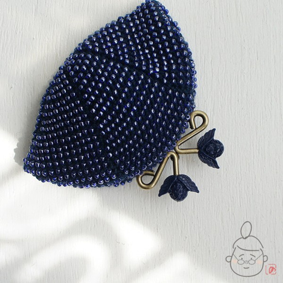 Ba-ba handmade Beads crochet coinpurse No.1199 第2張的照片