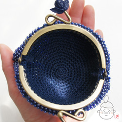 Ba-ba handmade Beads crochet coinpurse No.1199 第9張的照片